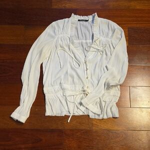 Calvin Rucker White blouse Xs